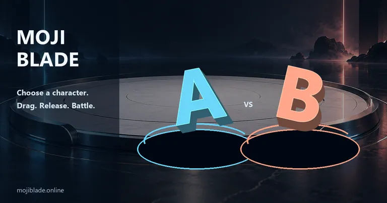 Moji Blade - Turn any character into a spinning battle top.